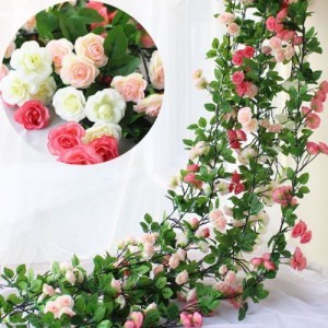 2.2m Long Silk Rose Flower Ivy Vine Leaf Garland Wedding Party Home Decoration A   352431501019